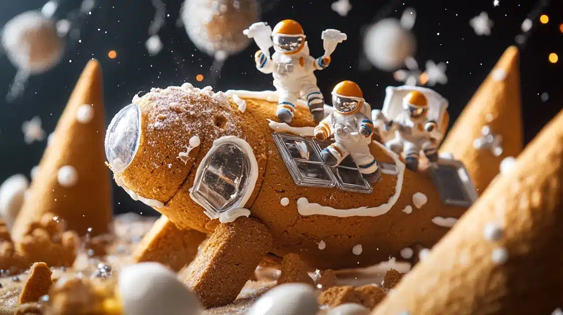 Gingerbread Space Station