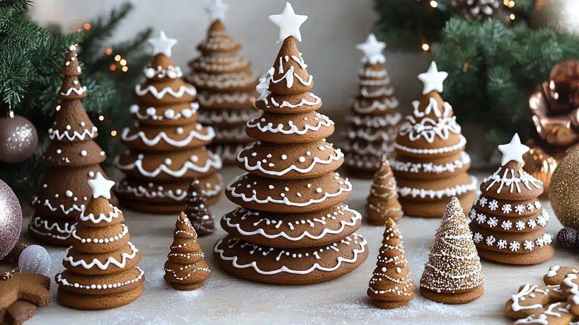 Gingerbread Tree Cookies