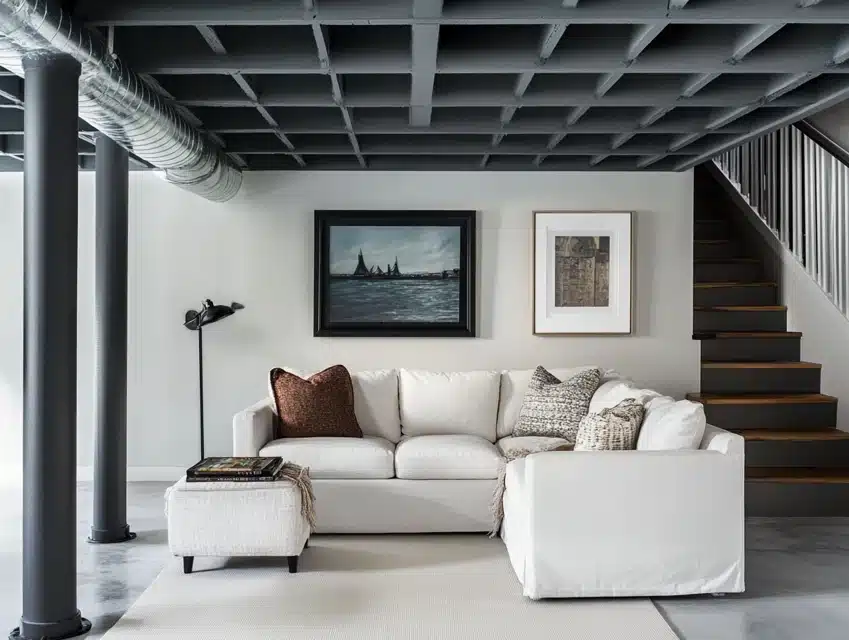 Gray Matte Ceiling