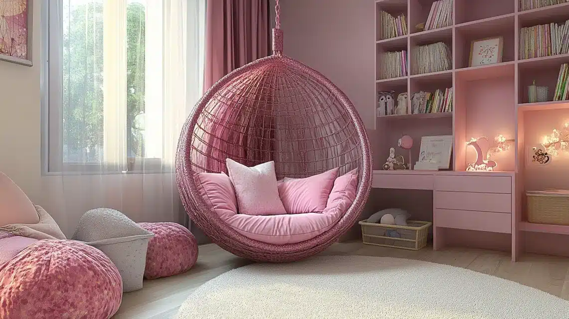 Hanging Chair Reading Space