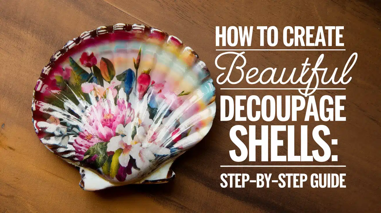 Find how to craft stunning decoupage shells with our easy, step-by-step guide. Express your creativity and transform ordinary shells into art!