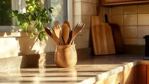 How to Decorate Your Kitchen Counter Corner