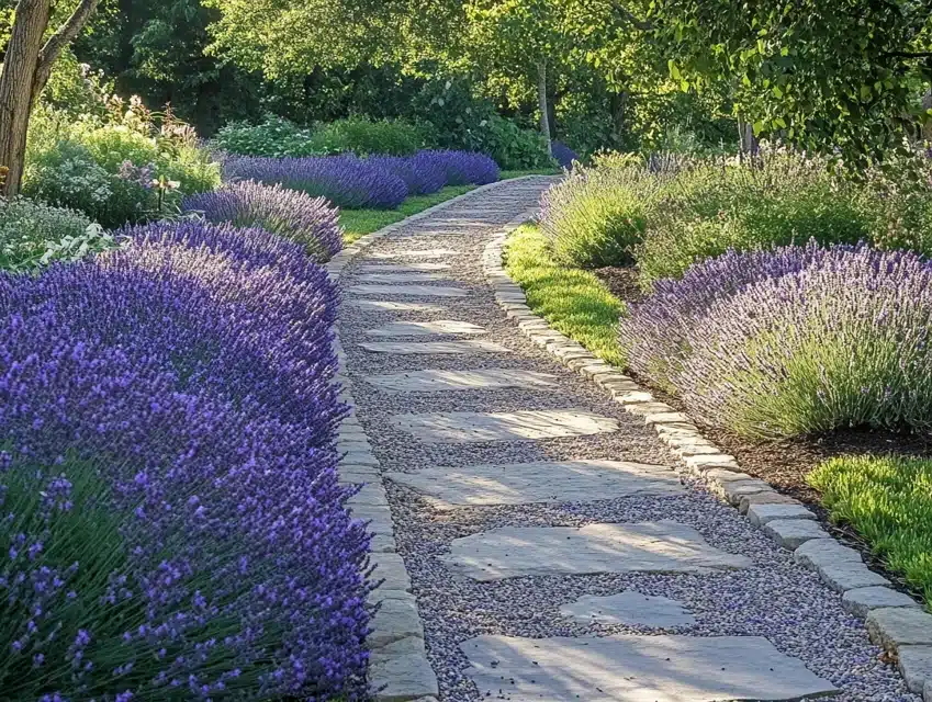 Lavender-Lined Walkways