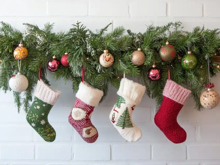 Mini Stocking Garland