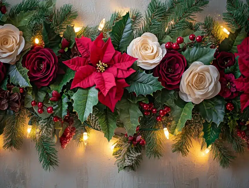 Mixed Floral Garland