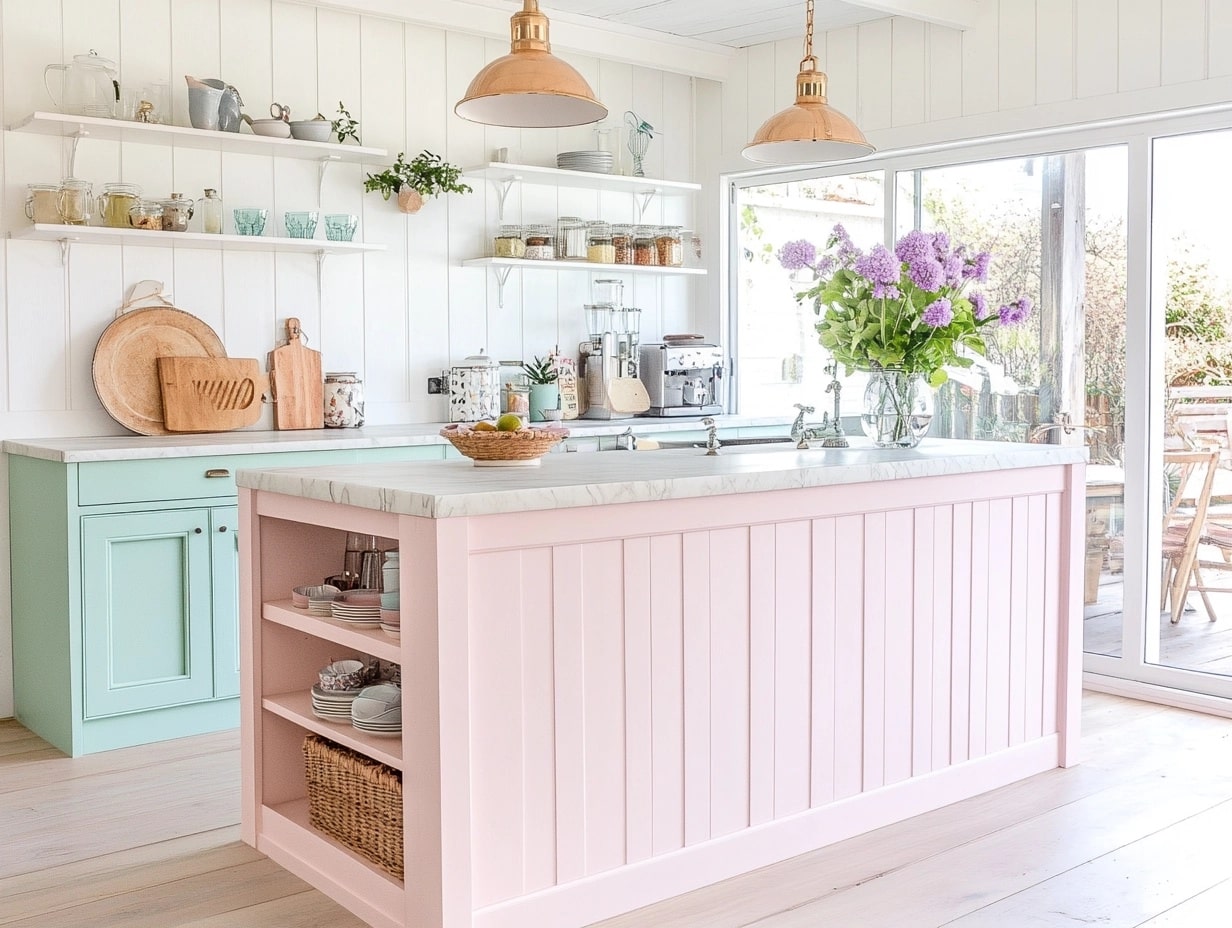 Painted Pastel Shiplap