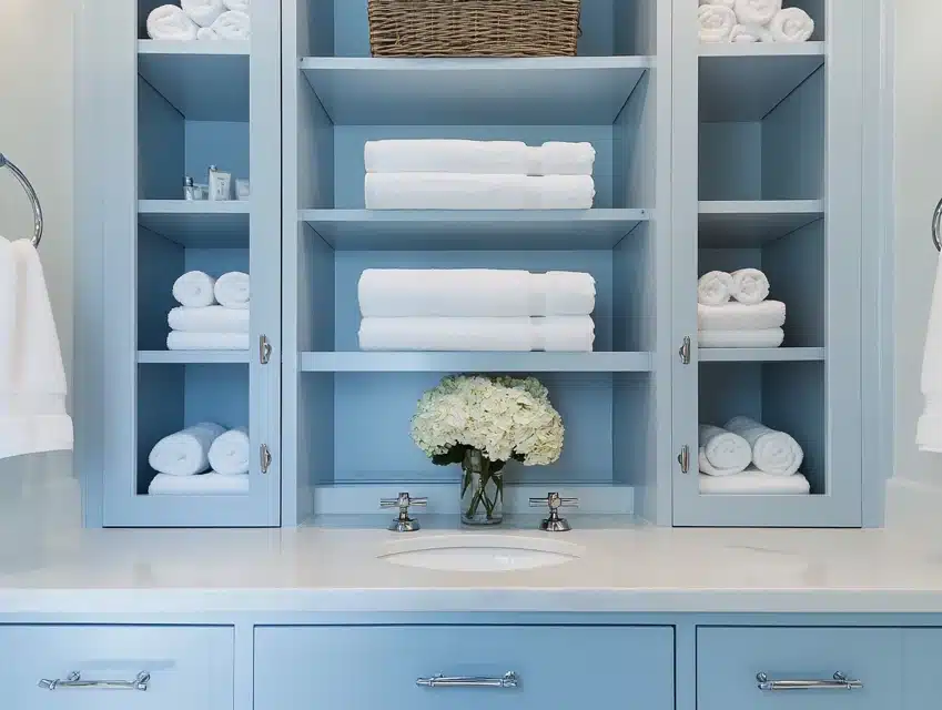 Powder Blue Storage Design