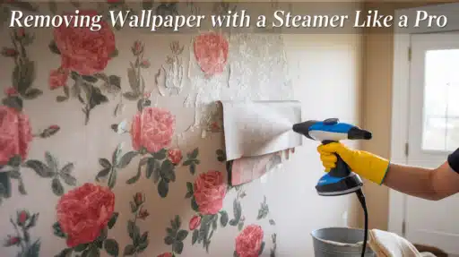 Removing Wallpaper with a Steamer Like a Pro