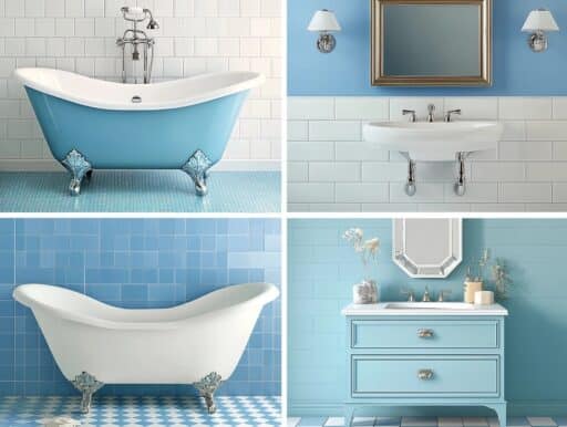 Retro Blue Bathroom Ideas to Inspire Your Design