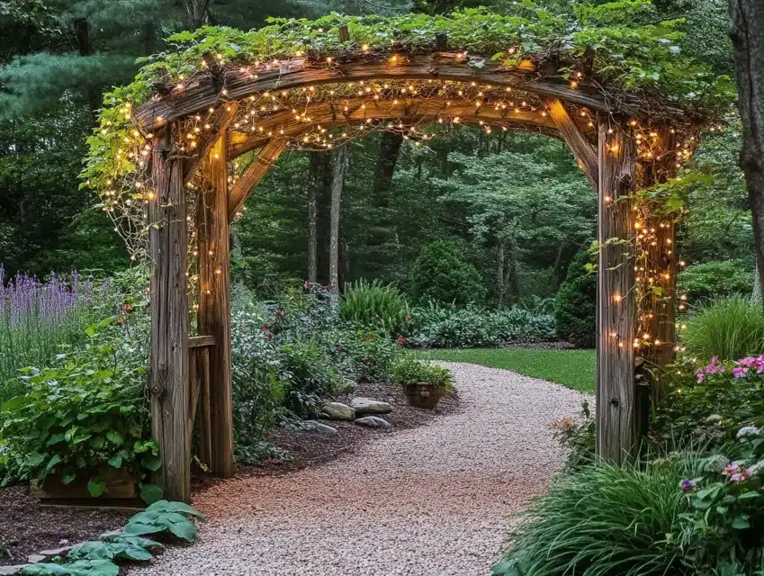 Rustic Garden Arbors