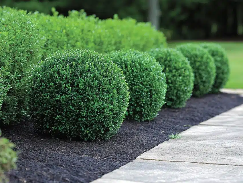 Traditional Boxwood Hedges