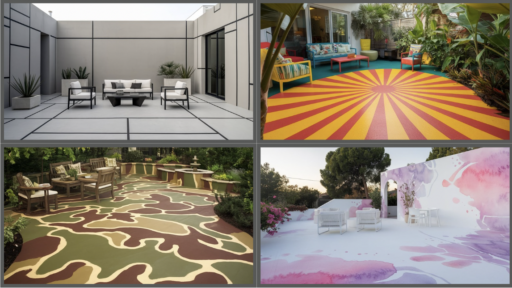 Unique Painted Concrete Patio Ideas To Try