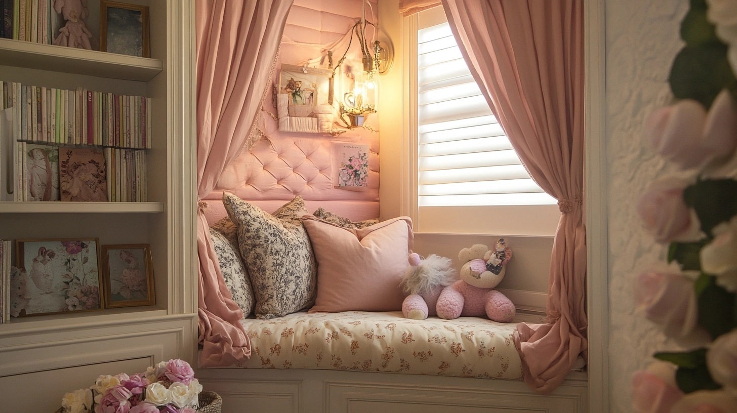 Vintage Rose Reading Nook