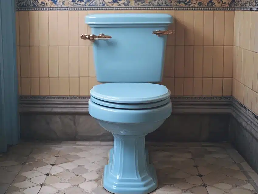 Vintage Toilet Installation