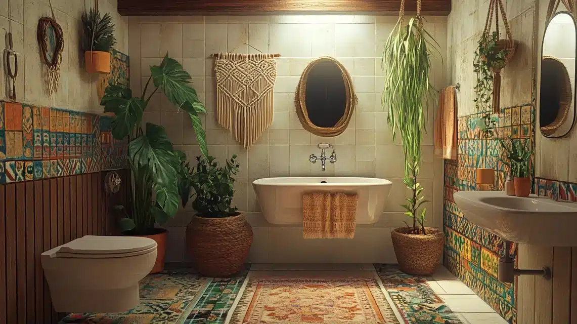 Ways to Achieve a 70s Bathroom Look