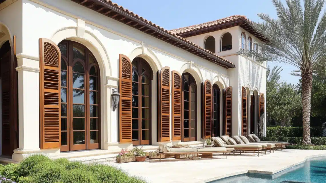 Arched Shutters- Adding Elegance