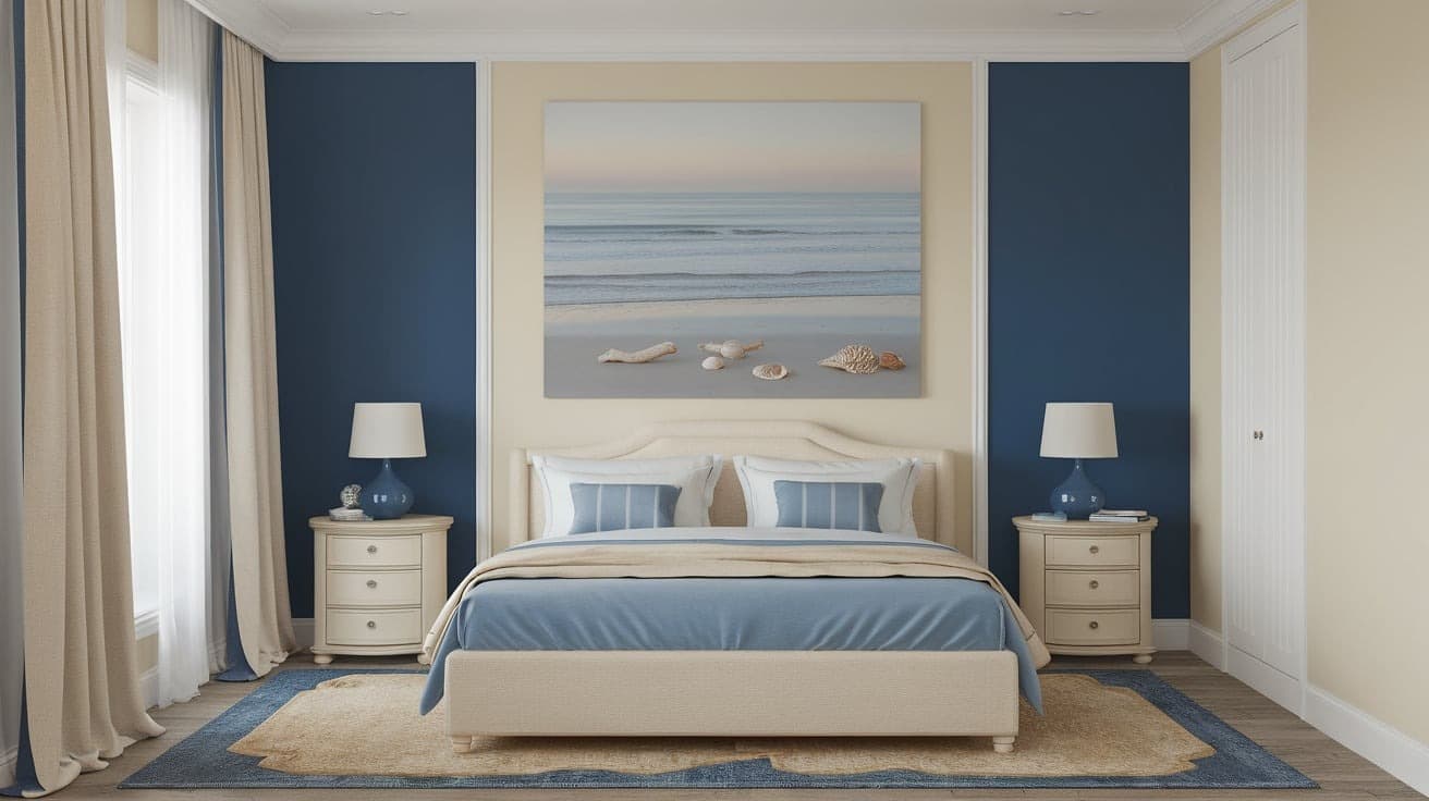 Beachy Coastal Bedroom Decor