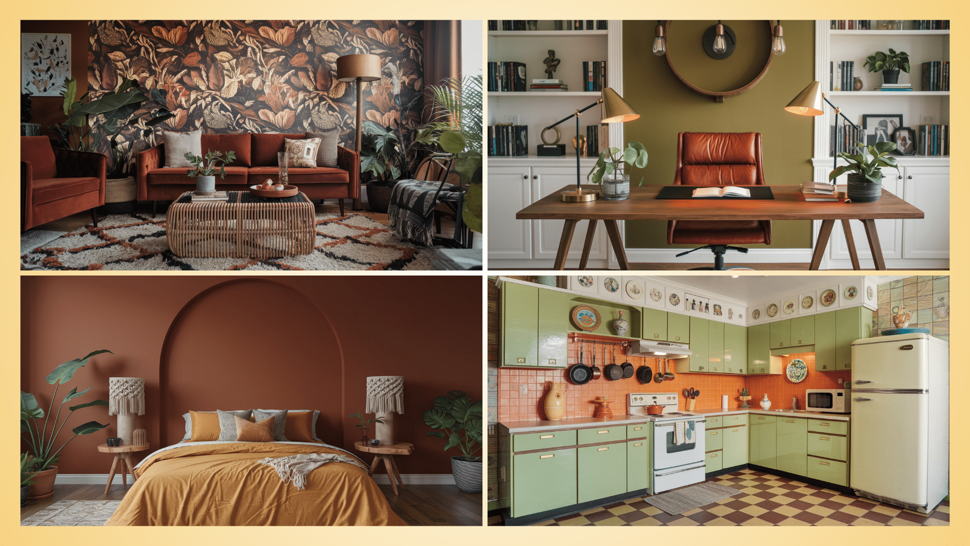 Bringing 70s Colors into Your Home