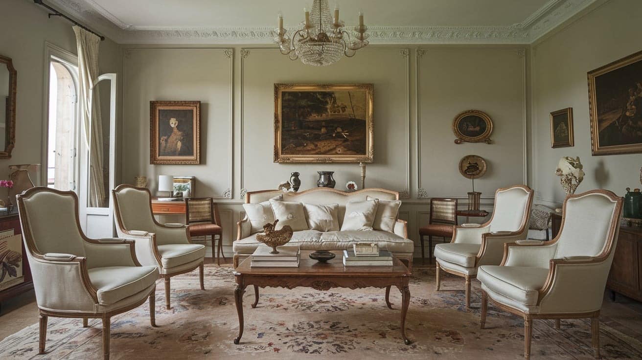 Classic French Living Room Furniture