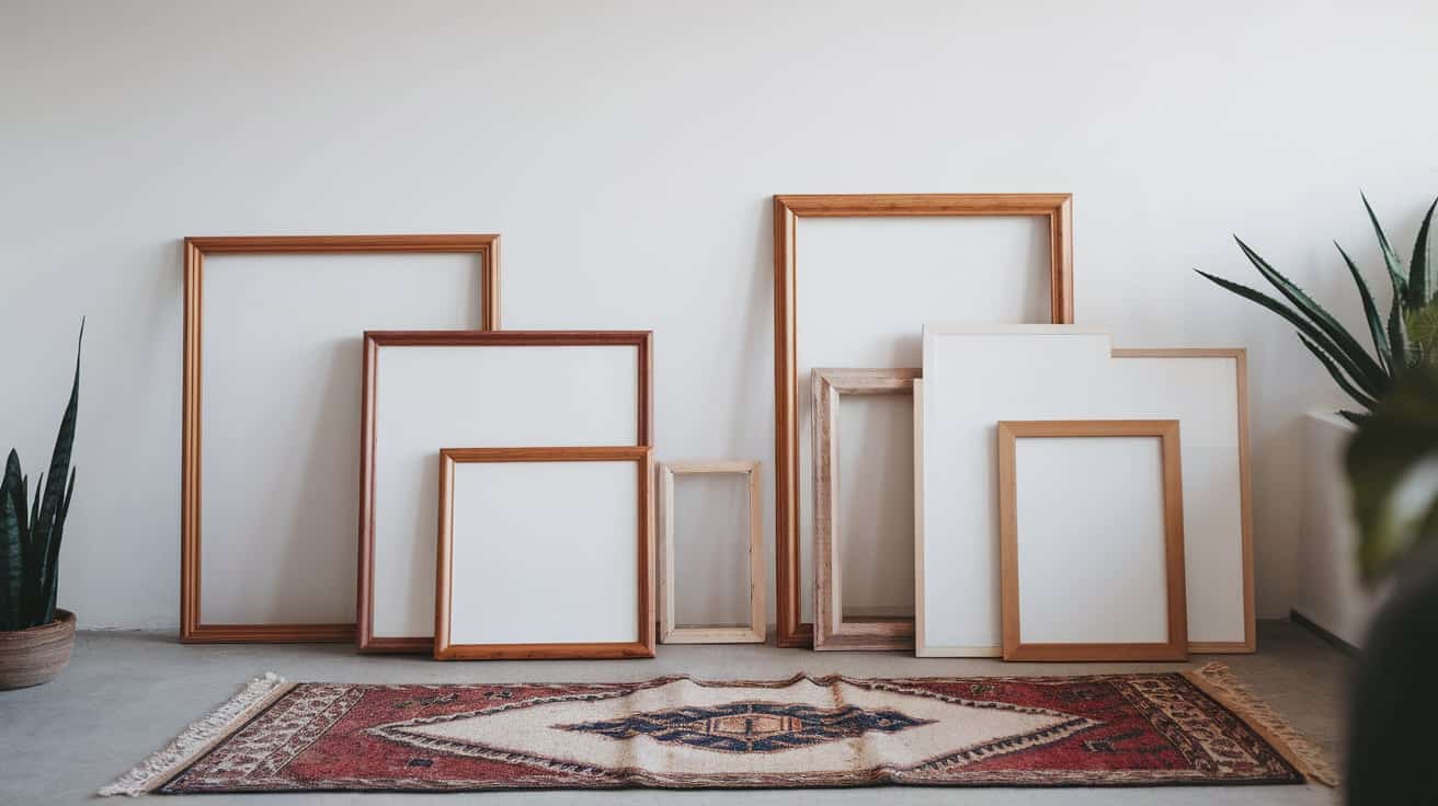 Clean-Lined Wooden Frames