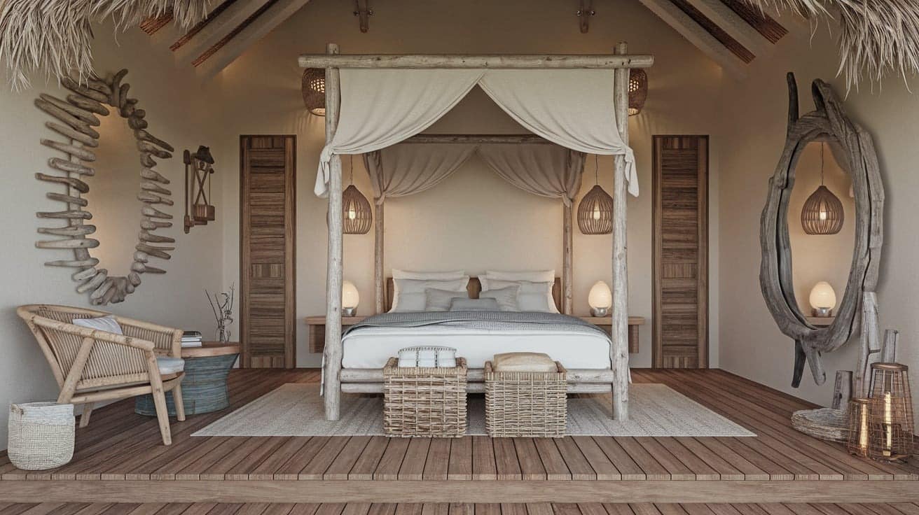 Coastal Bedroom with a Beach Hut Feel