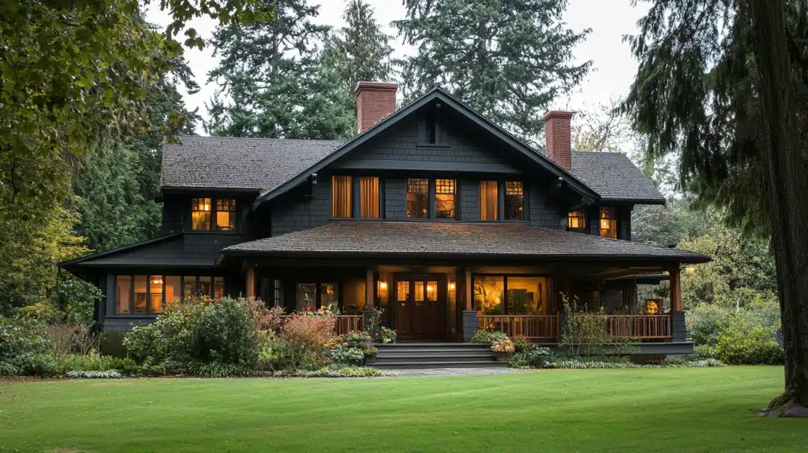 Craftsman Style- Simple Beauty in Wood Shutters