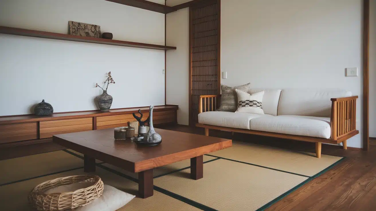 38 Japandi Living Room Ideas To Upgrade Your Space - Enthralling Gumption, image size:1312x736