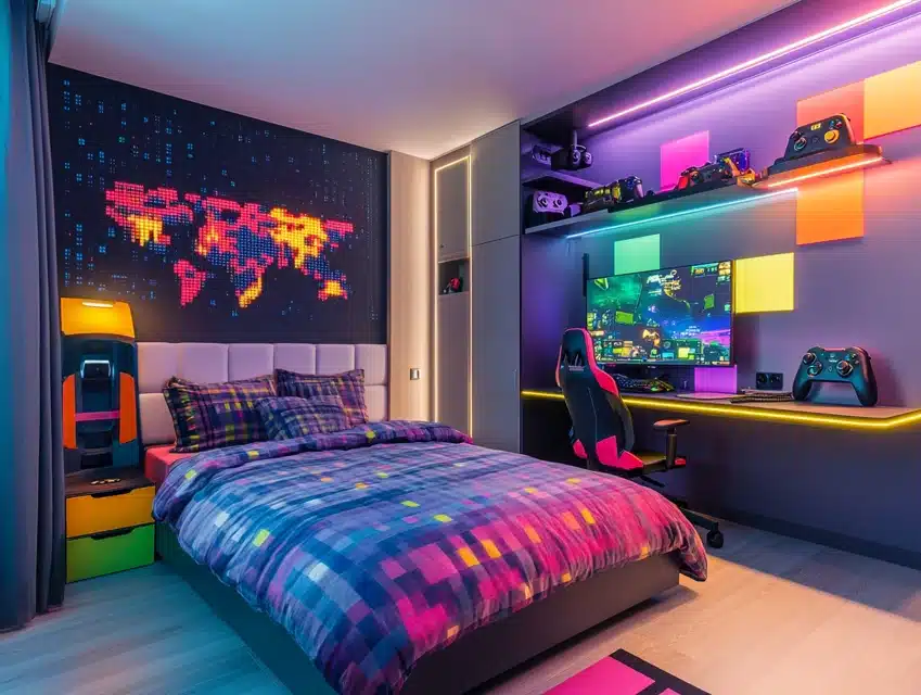 Gaming-Themed Room