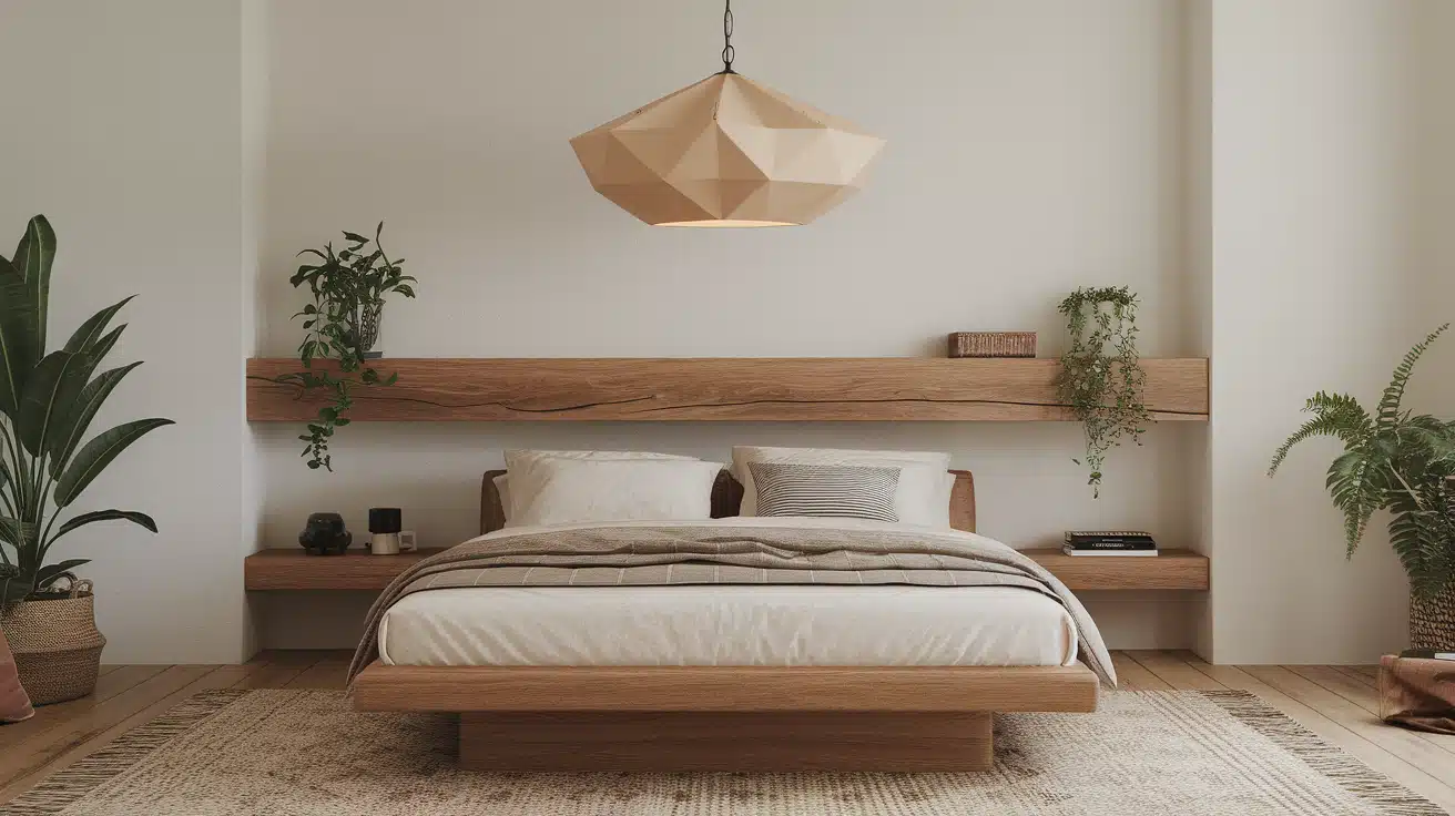 Geometric Pendant Lights in Neutral Tones