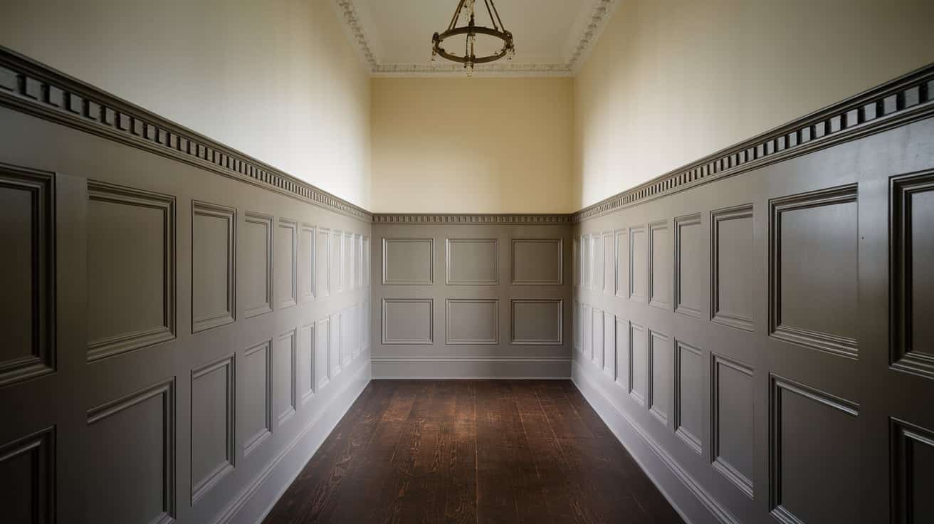 Half Wall Hallway Panelling