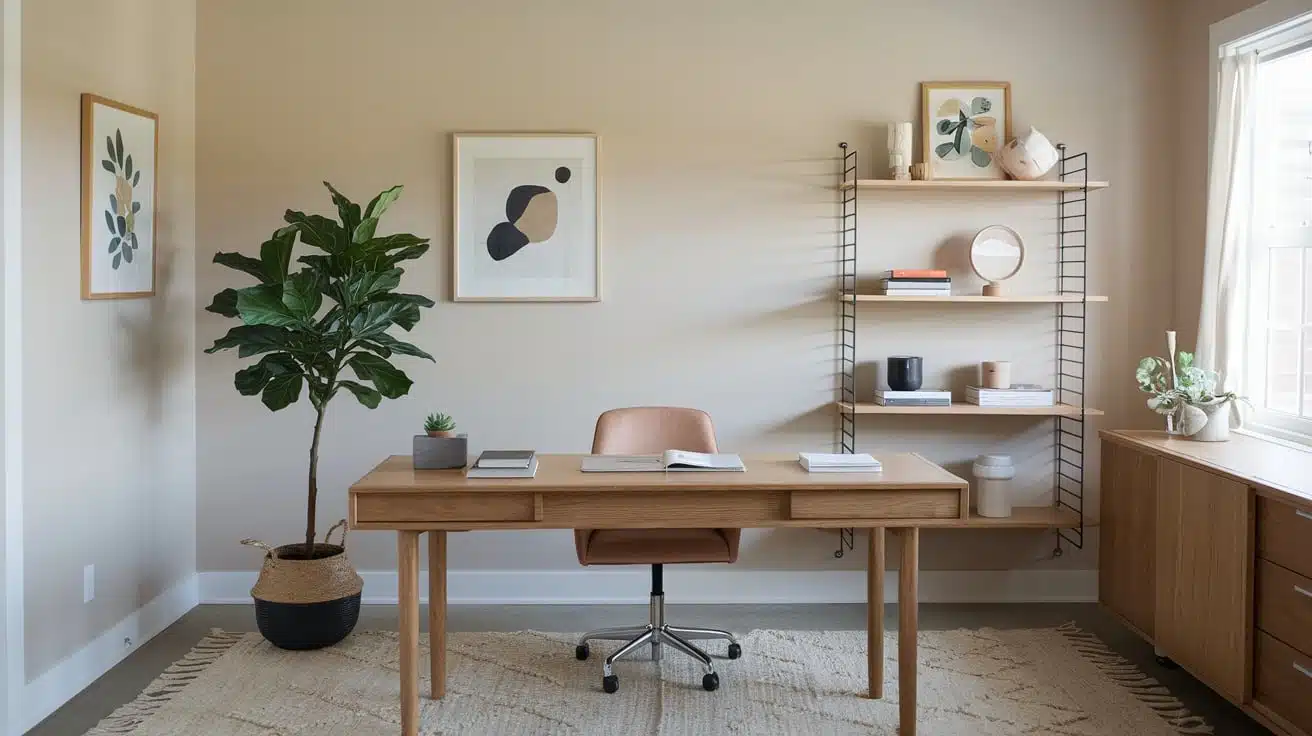 美品★洋書★インテリアデザイン Calm working spaces Elegant Zen Office Space Ideas for a Minimalist and Mindful