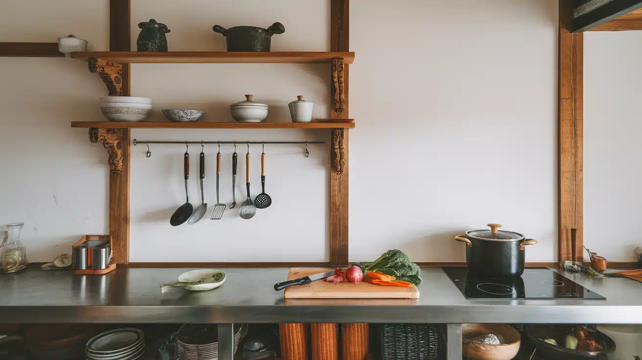 Japanese Kitchen Counter Space