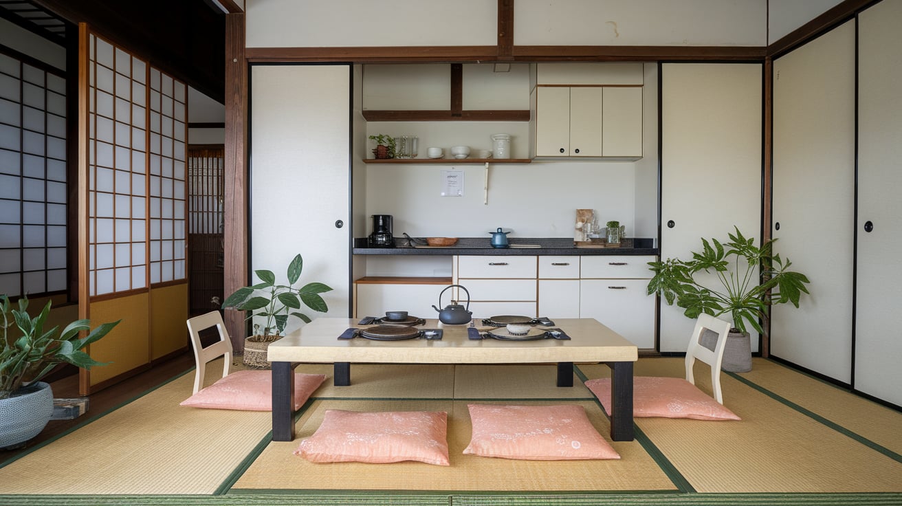 Japanese Kitchen Dining Area