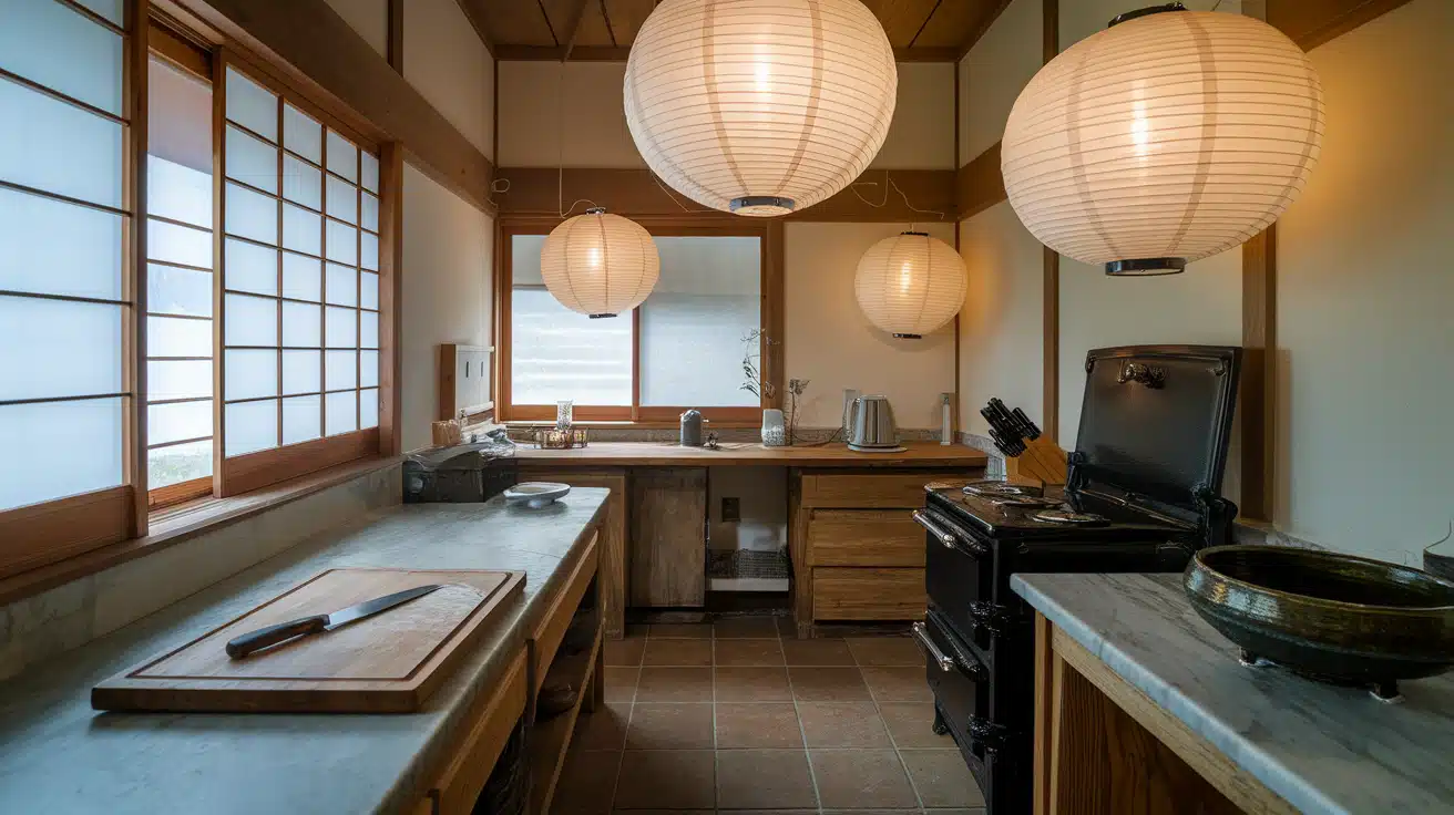 Japanese Kitchen Style Lighting