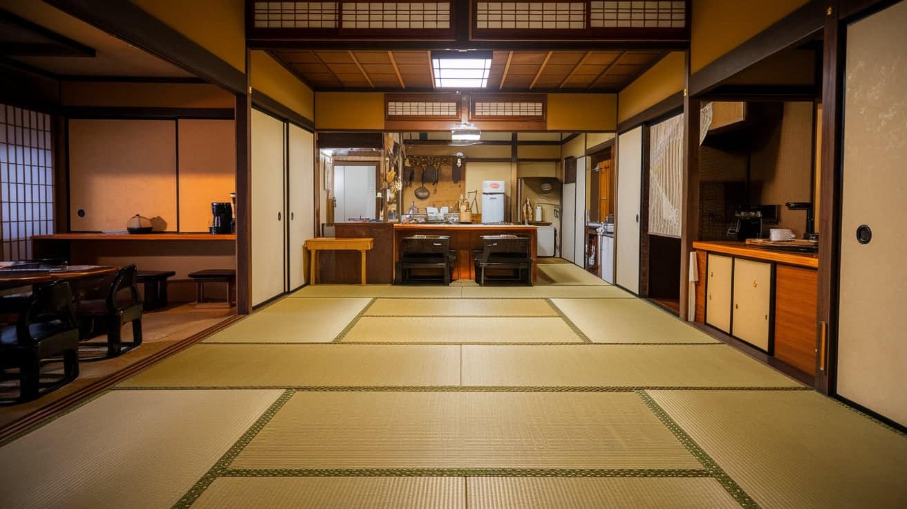 Japanese Kitchen with Tatami