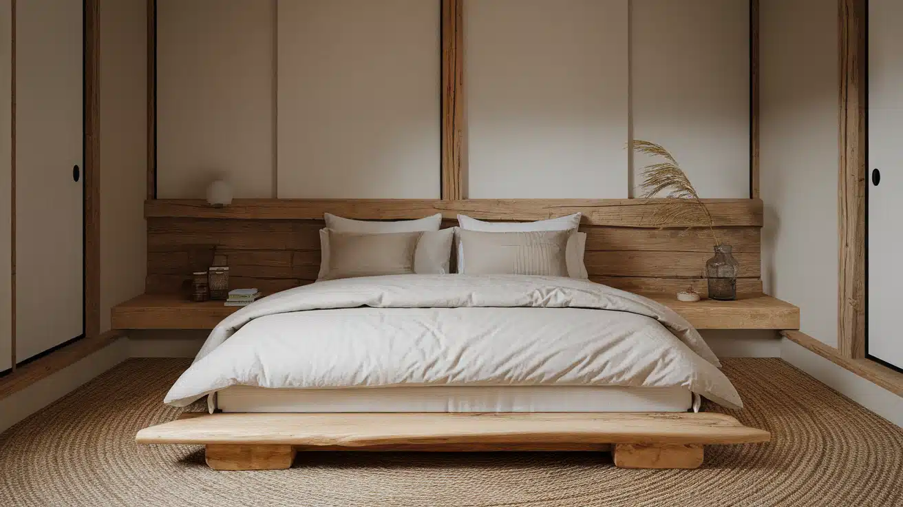 Low Tatami Bed for an Authentic Touch