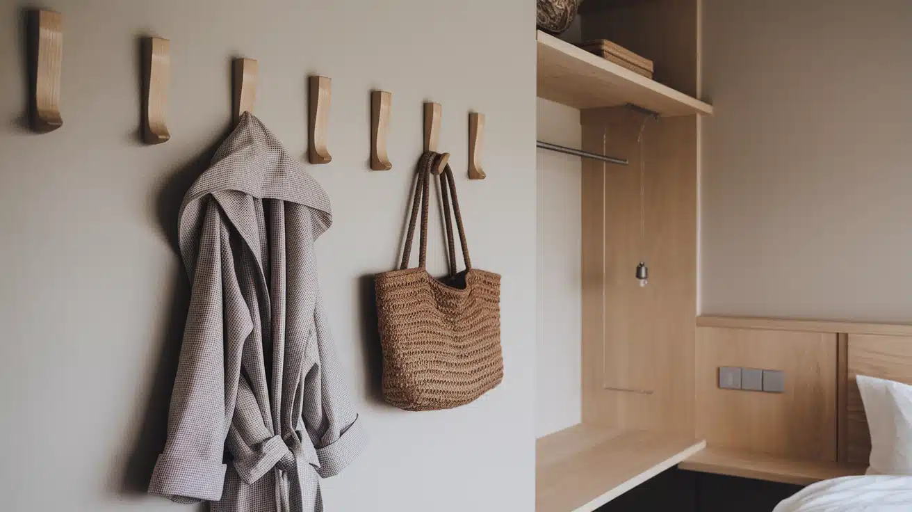 Minimalist Wall Hooks for Clutter-Free Organization