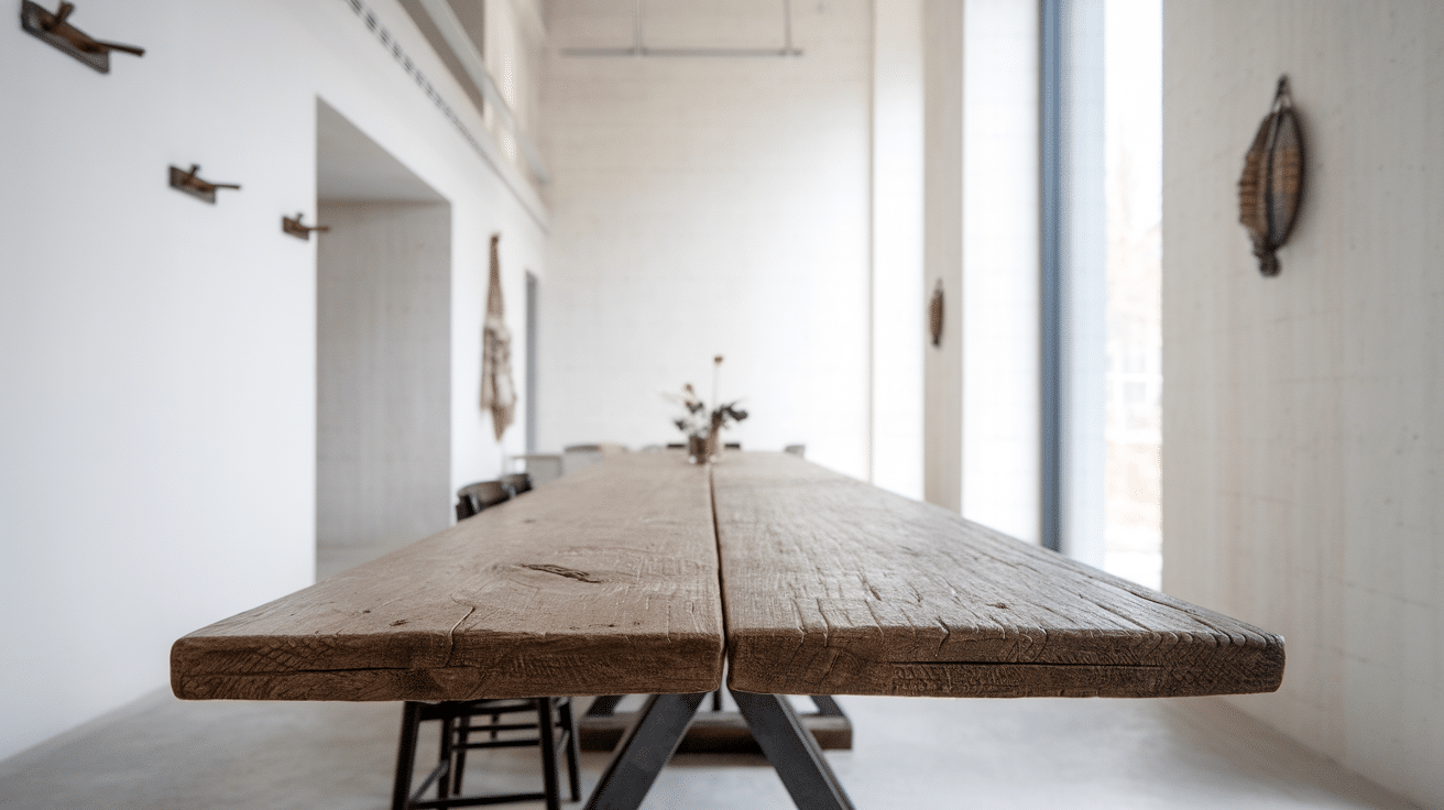 Minimalist Wooden Dining Table