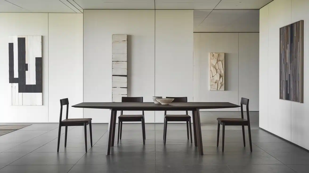 カキ♡BIMAKES SHINBASU DINING TABLE 155 Mikoshi Solid Pine Dining Table by Moe's Home – Size Options