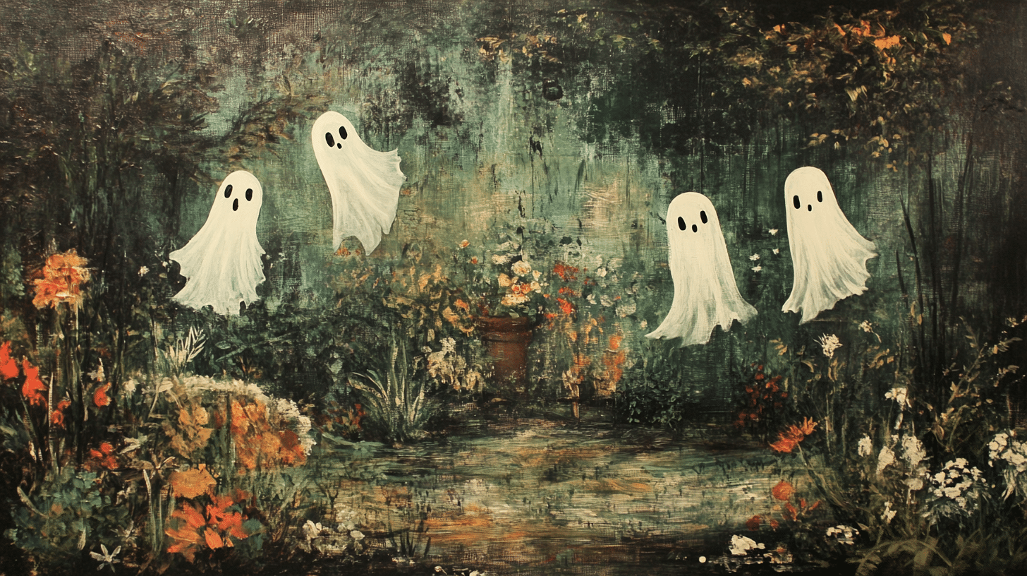 Painting Ghosts on Thrifted Art