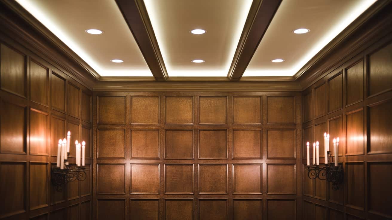 Panelling with Lighting