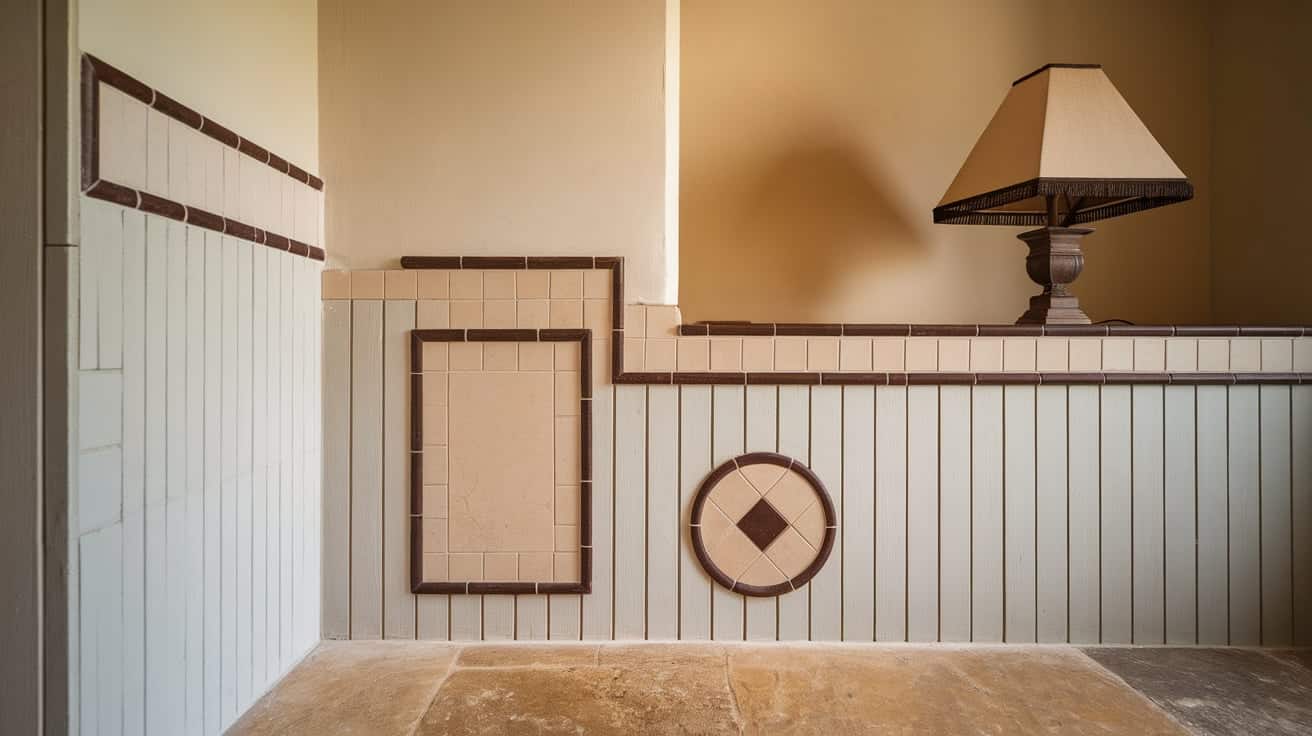 Panelling with Tile Accents