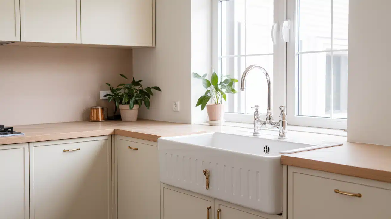 Position a Large, Statement Ceramic Sink