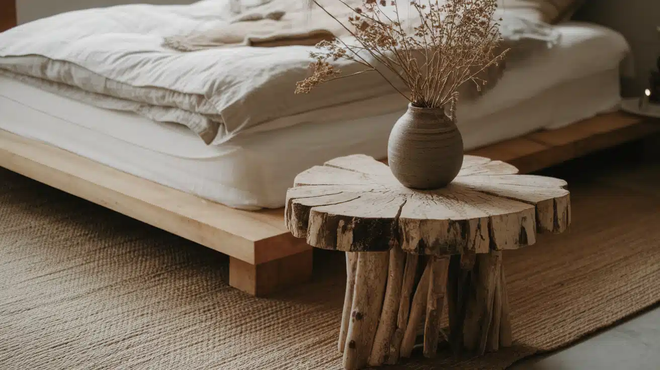 Reclaimed Wood Accent Table