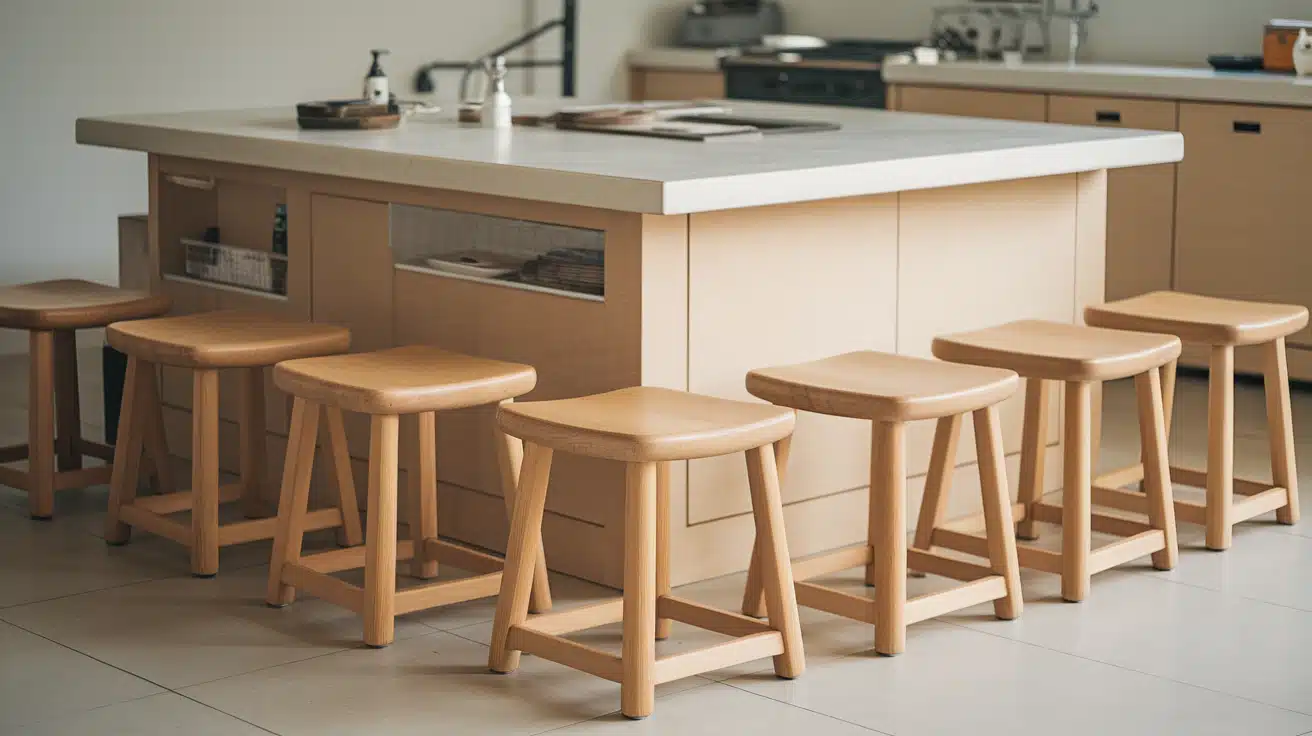 Reimagine Traditional Japanese Wooden Stools