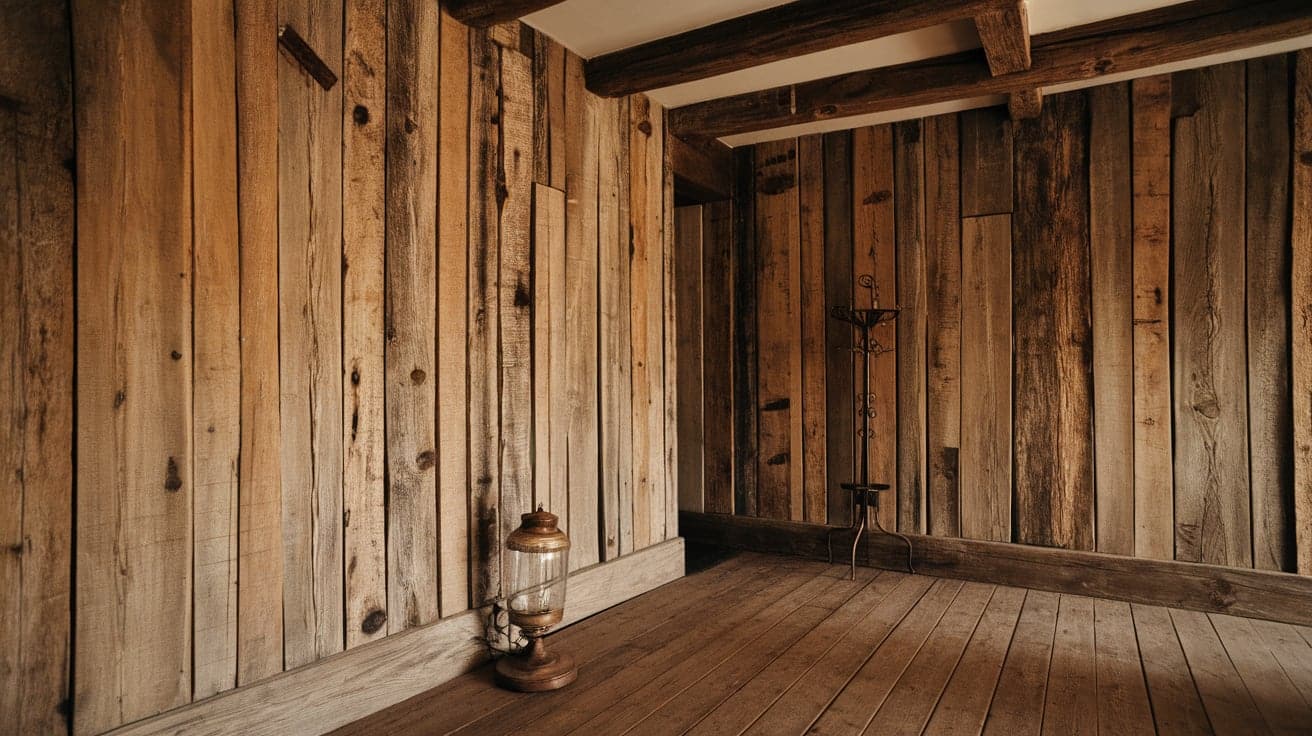 Rustic Hallway Panelling