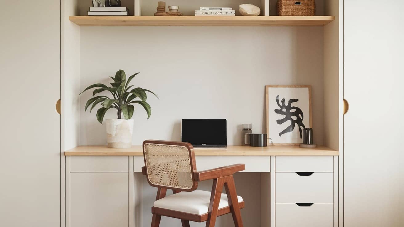 Scandi Home Office with Modern Workstation