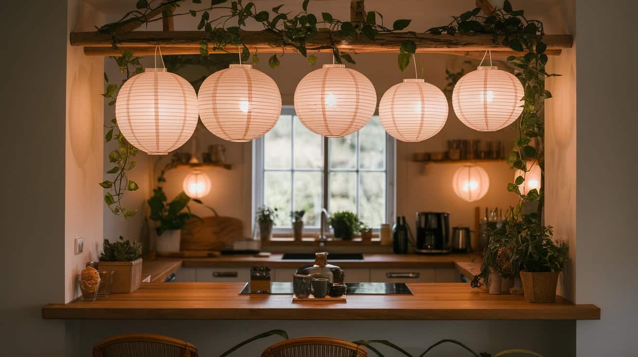 Set Up Ambient, Warm Lighting Using Paper Lanterns