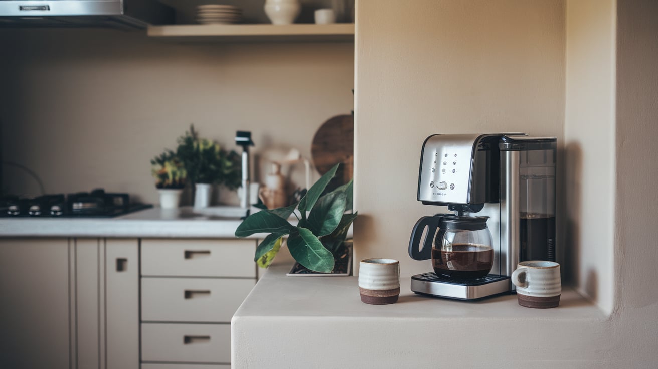 Set Up a Minimalist Coffee Nook