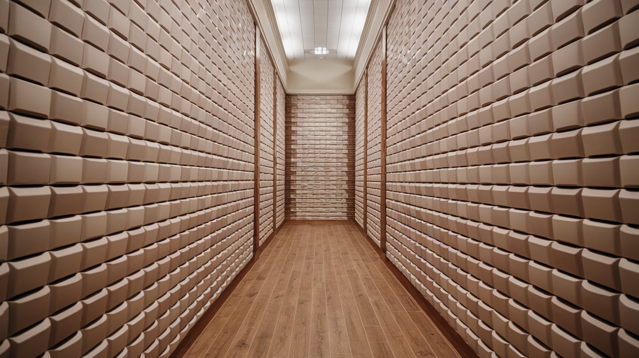 Textured Hallway Panelling